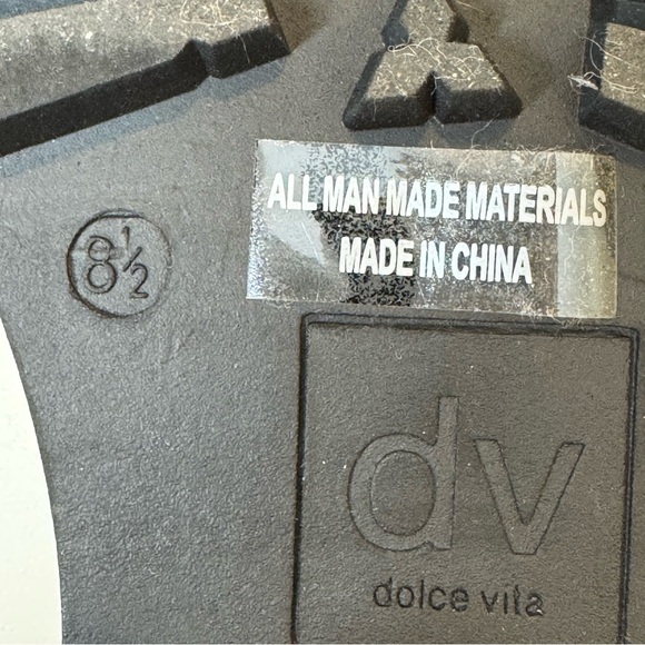 Dolce Vita Black Studded Landun Lug Sole Platform Loafers size 8.5 - Picture 8 of 10